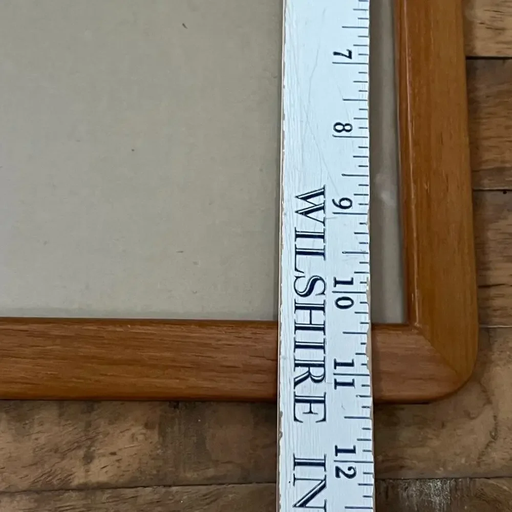 Contemporary Quality Wood Frame For 7.5x10 Pecan Color Made in Thailand